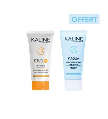 Kaline Ecran Invisible 50ml + k.aqua soin hydratant pack