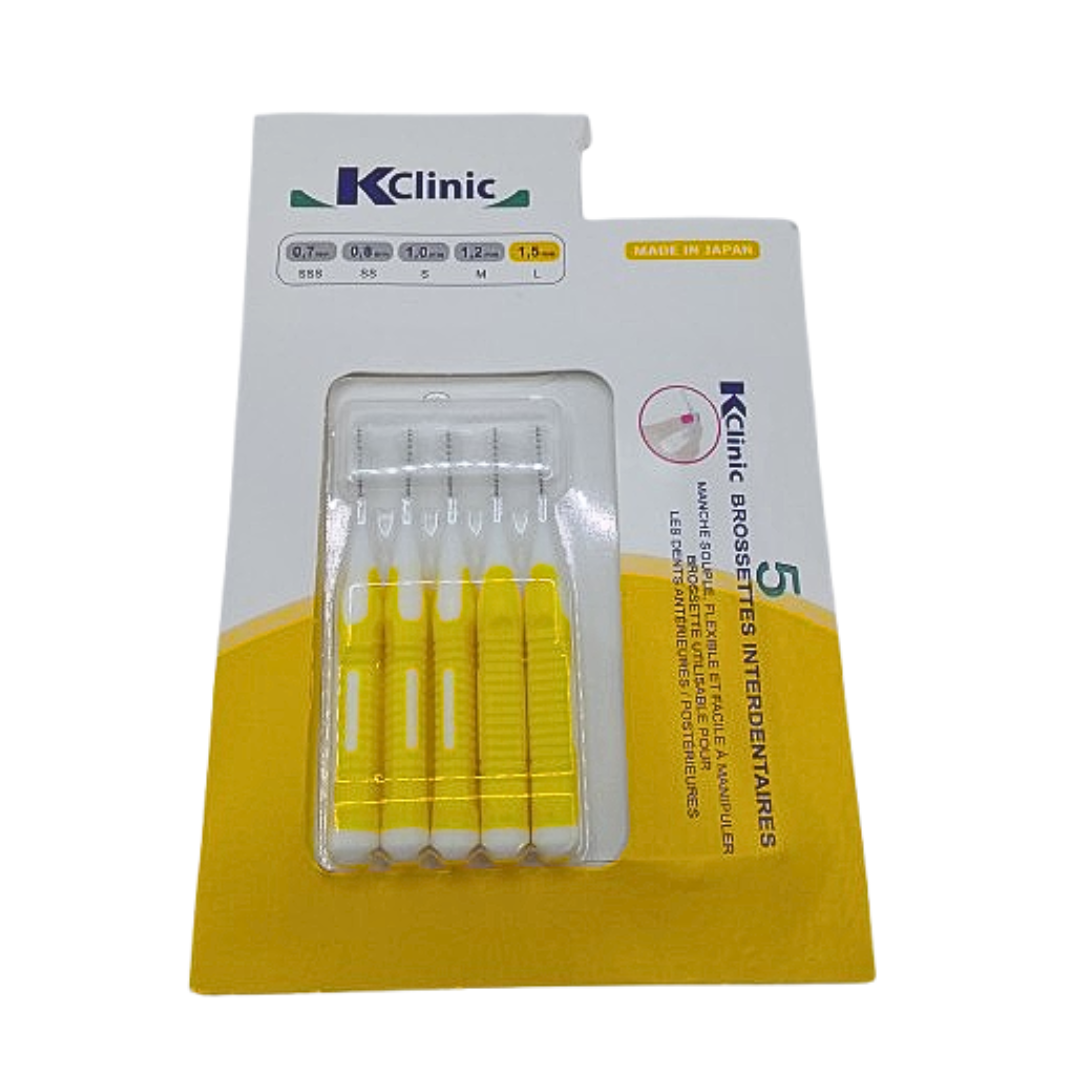 Kin Clinic Brossettes Interdentaire 1.5mm 5Unites Kin Clinic Brossettes Interdentaire 1.5mm 5Unites