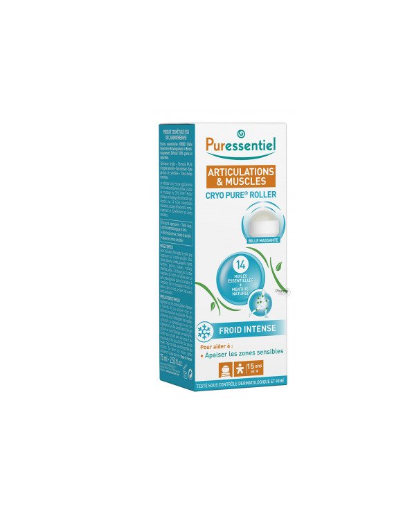 Puressentiel Cryo Pure gel articulations & muscles – Roll-on de 75 ml Puressentiel Cryo Pure gel articulations & muscles – Roll-on de 75 ml