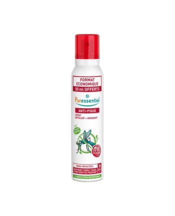 Puressentiel Zoom Anti-pique spray repulsif et apisant anti-moustiques – spray de 200ml