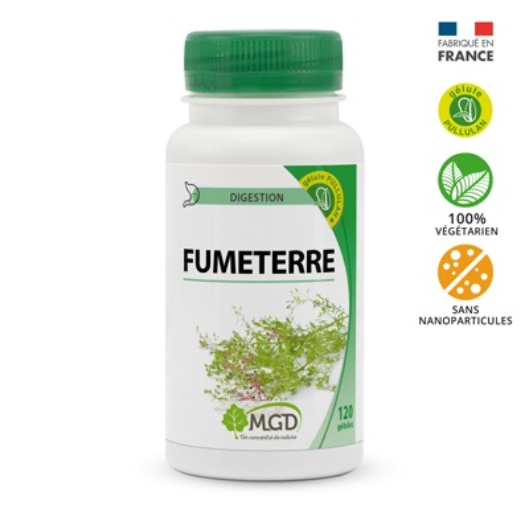 Mgd Nature Fumeterre 120 gelules Mgd Nature Fumeterre 120 gelules