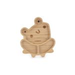 Miniland Assiette En bois Grenouille