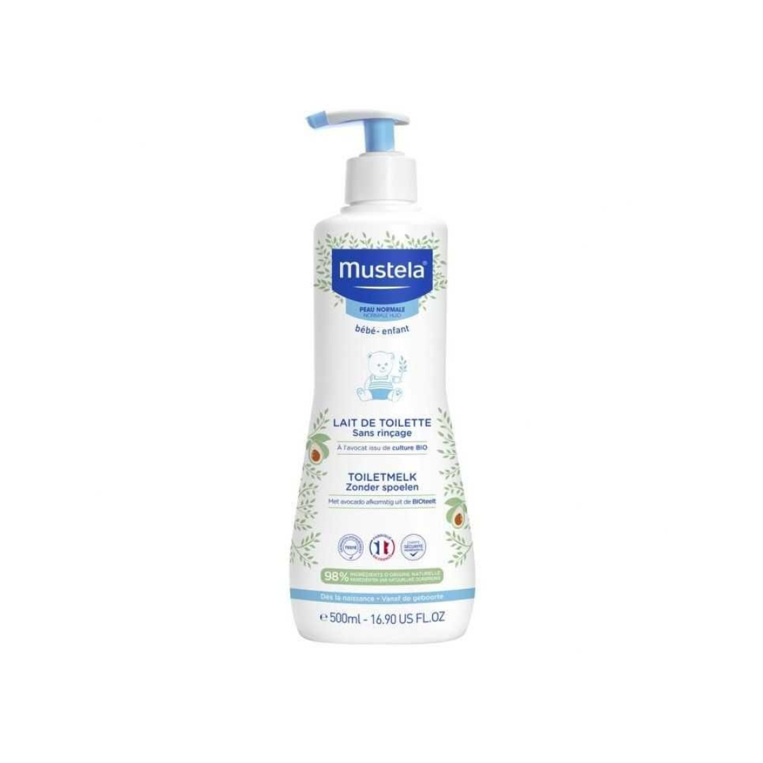 Mustela Bébé Lait de Toilette Sans Rinçage – 500 ml Mustela Bébé Lait de Toilette Sans Rinçage – 500 ml