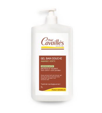 Rogé Cavaillès Gel Surgras Bain et Douche Amande Verte 1L