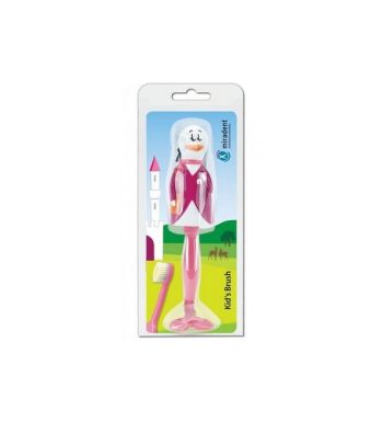 Miradent brosse à dent Kids Brush Rose Canard
