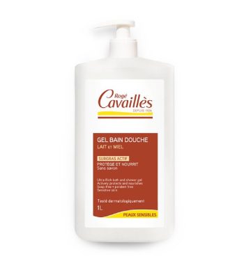 Rogé Cavaillés Gel bain douche – Lait et miel 1L