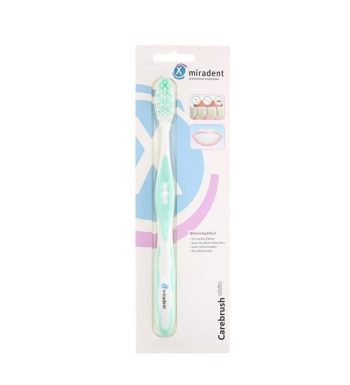 Miradent Brosse à dent Carebrush White Verte