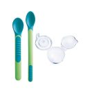 Mam Baby Cuilleres avec Couvercles sensibles +6m