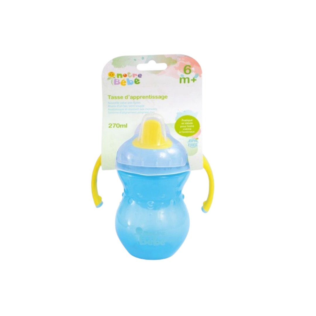 Notre Bebe Tasse D’apprentissage Bec Semi Souple +6m 270ml Notre Bebe Tasse D’apprentissage Bec Semi Souple +6m 270ml