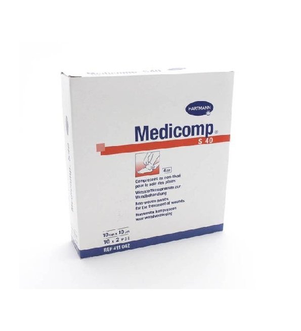 Hartmann Medicomp compresse stériles 10*10 Hartmann Medicomp compresse stériles 10*10