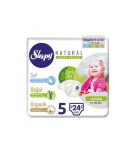 Sleepy Natural 5 Couches Junior 11-18kg/24pcs