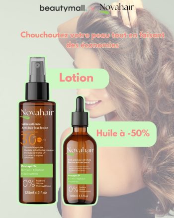 Novahair Pack Anti Chute Lotion + Huile à -50%
