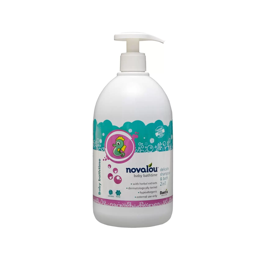 Novalou Baby Shampoing 2en1 Cheveux et Corps 1L Novalou Baby Shampoing 2en1 Cheveux et Corps 1L