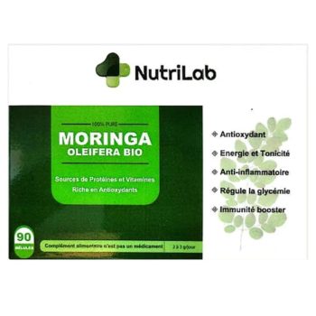 Nutrilab Moringa Oleifera Bio 500mg 90 Gelules