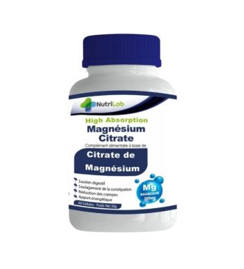 Nutrilab Magnesium Cirate 300mg 60 Gelules