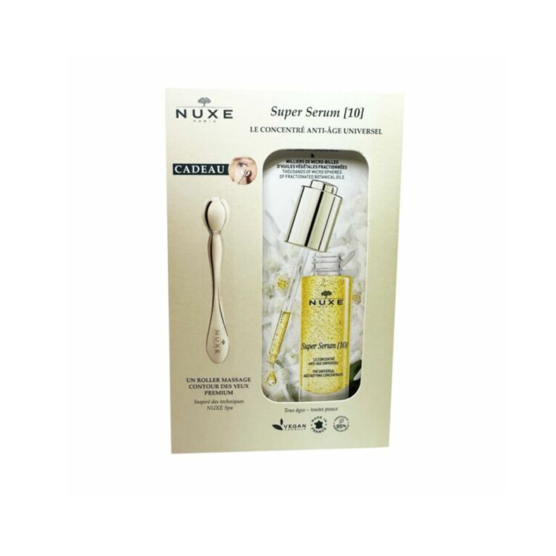 Nuxe Super Serum 10 15ml+Roller Massage Contour Des Yeux Pack Nuxe Super Serum 10 15ml+Roller Massage Contour Des Yeux Pack