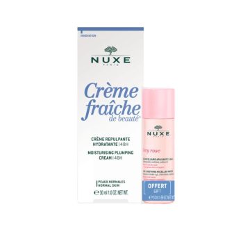 Nuxe Crème Fraiche Riche Peau Sèche 30ml+ Very Rose Eau Micellaire 50ml pack