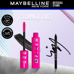 Maybelline Mascara Fire Works Noir 10ml + Crayon Kajal Argan Oil Pack