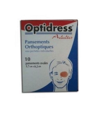 OPTIDRESS ADULTES PANSEMENTS ORTHOPTIQUES 10 PIECES