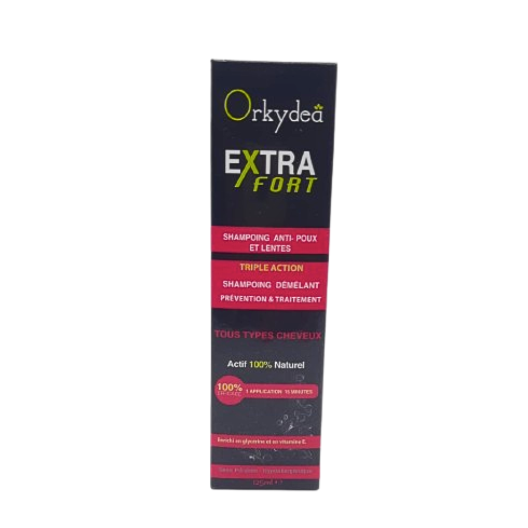 Orkydea Extra Fort Shampoig Anti-Poux Et Lentes 125ml Orkydea Extra Fort Shampoig Anti-Poux Et Lentes 125ml
