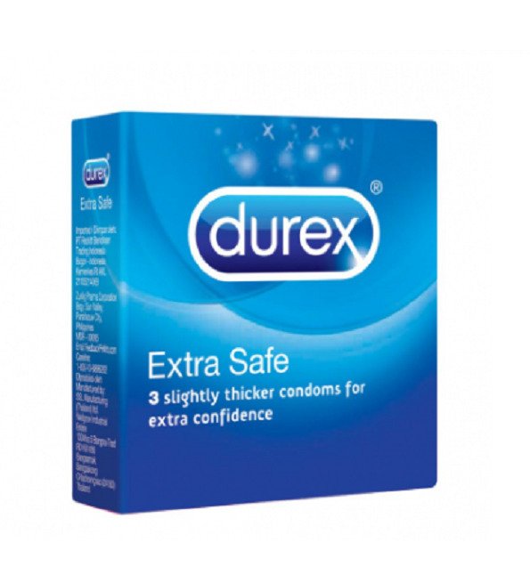 DUREX Extra Safe 3 Préservatifs DUREX Extra Safe 3 Préservatifs