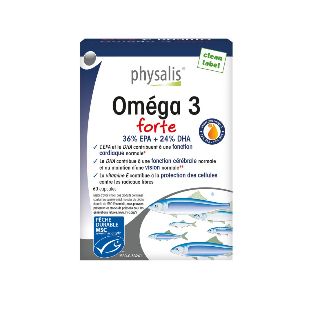 Physalis Omega 3 forte 60 Soft Gelules Physalis Omega 3 forte 60 Soft Gelules