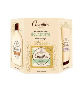 Roge Cavailles Coffret Eclatante Creme Miraculeuse+Creme Douche Nourissante+Savon