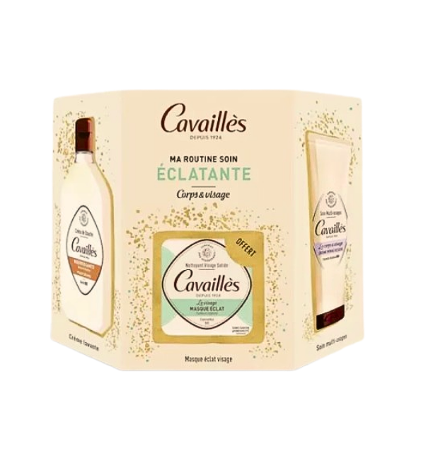 Roge Cavailles Coffret Eclatante Creme Miraculeuse+Creme Douche Nourissante+Savon Roge Cavailles Coffret Eclatante Creme Miraculeuse+Creme Douche Nourissante+Savon