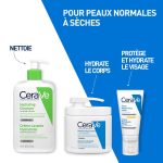 CeraVe Baume Hydratant Nourrissant Peau Sèche à Très Sèche | 454g Pompe