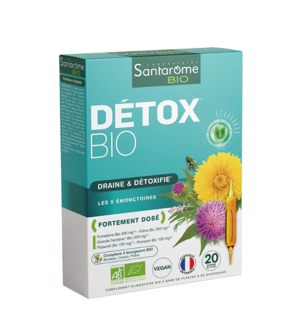 SANTAROME DETOX 20 AMPOULES SANTAROME DETOX 20 AMPOULES