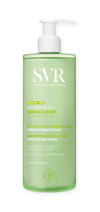 SVR SEBIACLEAR Gel Moussant 400 ML