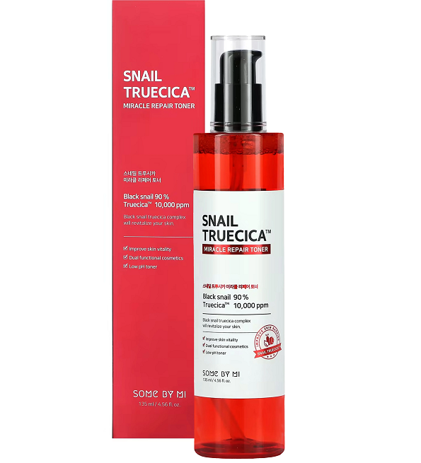 SOME BY MI SNAIL TRUECICA MIRACLE REPAIR TONER 135ML SOME BY MI SNAIL TRUECICA MIRACLE REPAIR TONER 135ML