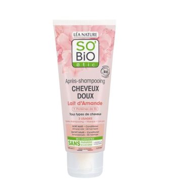 SO BIO APRES SHAMPOOING DOUX AU LAIT D’AMANDE 200ML