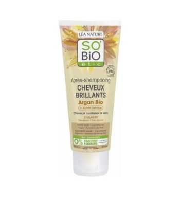 SO BIO APRES SHAMPOOING CHEVEUX BRILLANT ARGAN 200ML