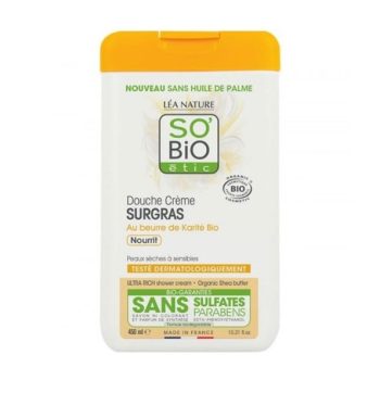SO BIO DOUCHE CREME SURGRAS AU BEURRE DE KARITE 450ML