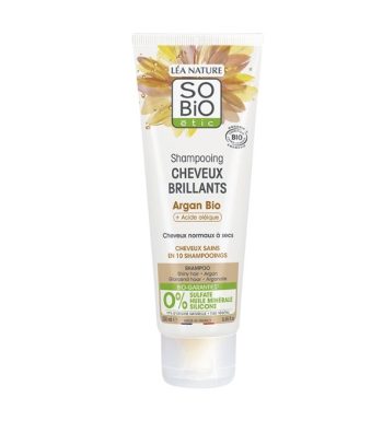 SO BIO SHAMPOOING CHEVEUX BRILLANTS ARGAN 250ML