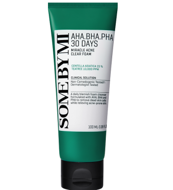 SOME BY MI AHA. BHA. PHA 30 DAYS MIRACLE ACNE CLEAR FOAM 100ML