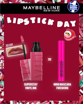 MAYBELLINE 20 SUPERSTAY VINYL INK COY = MINI MASCARA FIREWORK