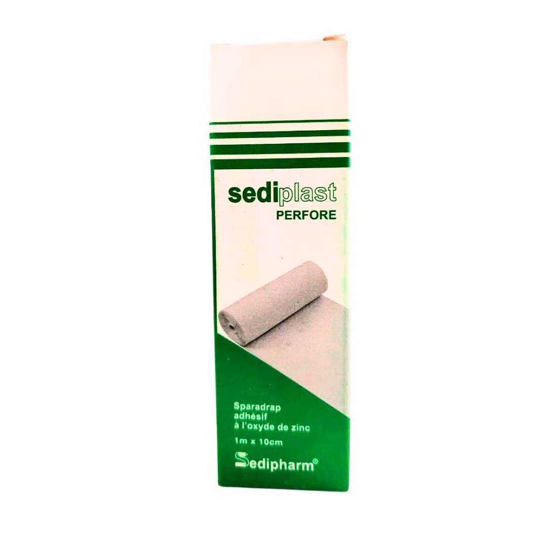 Sediplast Sparadrap Perfore Blanc 1m x 10cm Sediplast Sparadrap Perfore Blanc 1m x 10cm