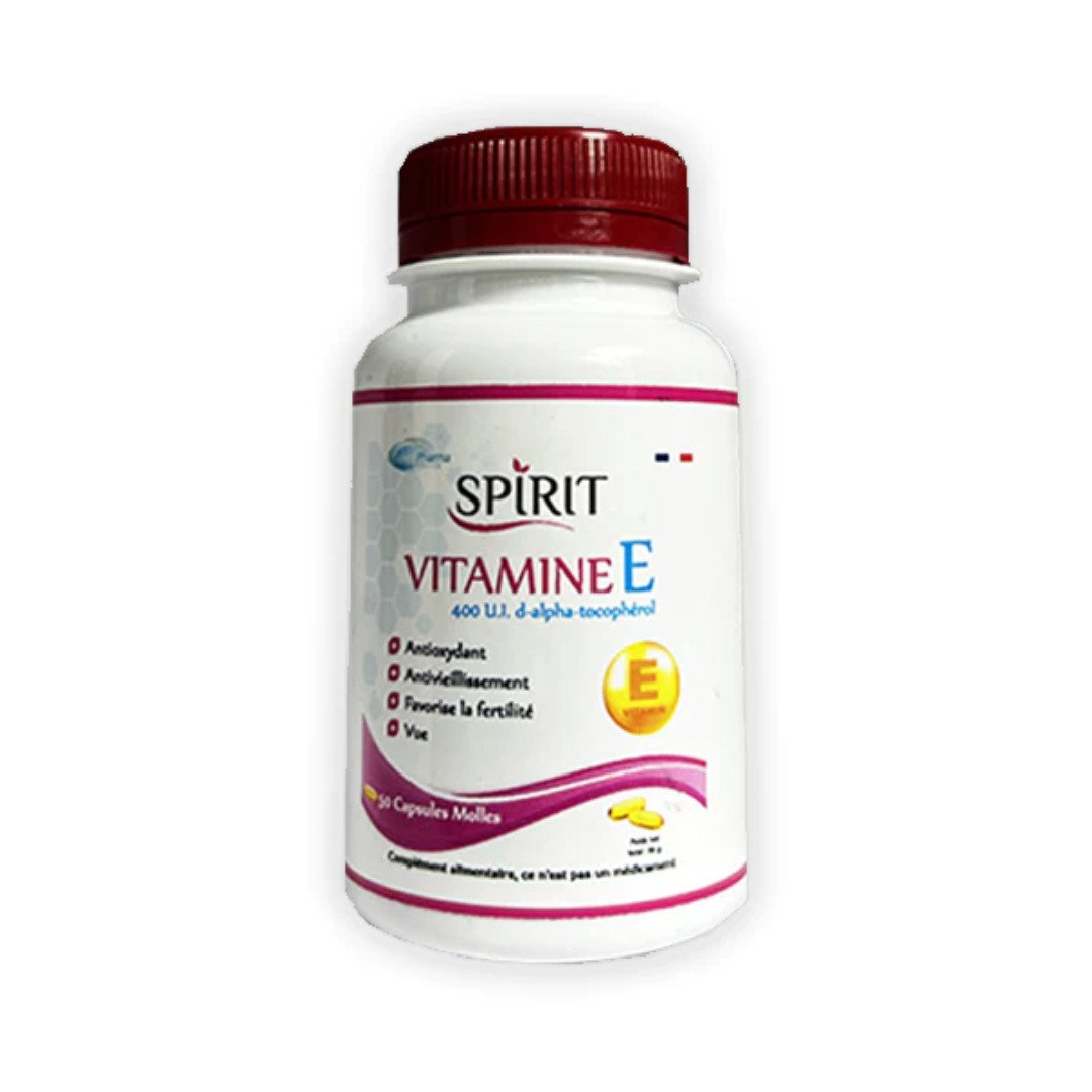 Spirit Vitamine E 50 Capsules Spirit Vitamine E 50 Capsules