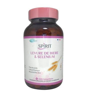 Spirit Levure de Biere & Selenium 400 Comprimes