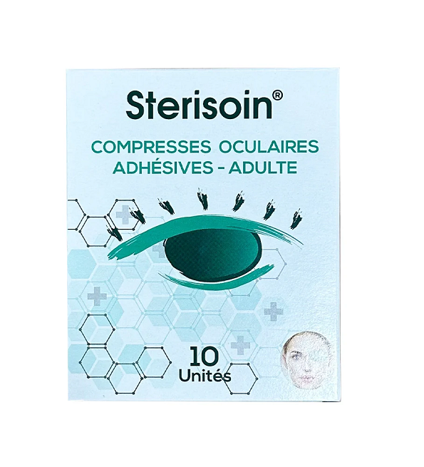 Sterisoin Compresses Oculaires Adulte Boite de 10 Unités Sterisoin Compresses Oculaires Adulte Boite de 10 Unités