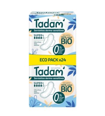 TADAM SERVIETTES ULTRA SUPER + 12 UNITES X 2 PACK PROMO