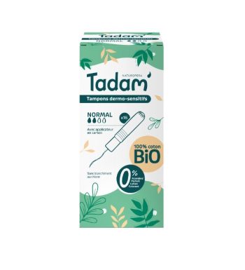 TADAM’ TAMPONS DERMO-SENSITIFS AVEC APPLICATEUR NORMAL X16