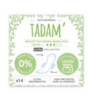 Tadam Serviette Ultra Coton Bio Normal+ 14un