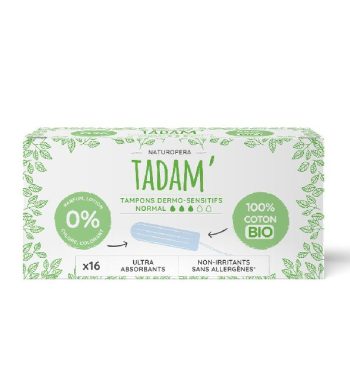 Tadam Tampons Coton Bio Normal 16 unités