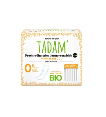 Tadam Protege Lingeries Coton Bio Normal 20 unités