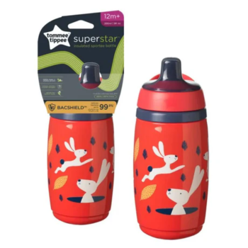 Tommee Tippee Gourde isotherme +12m 266ml Rouge