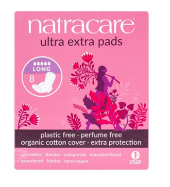 NATRACARE SERVIETTE ULTRA EXTRA LONG 8 Unités