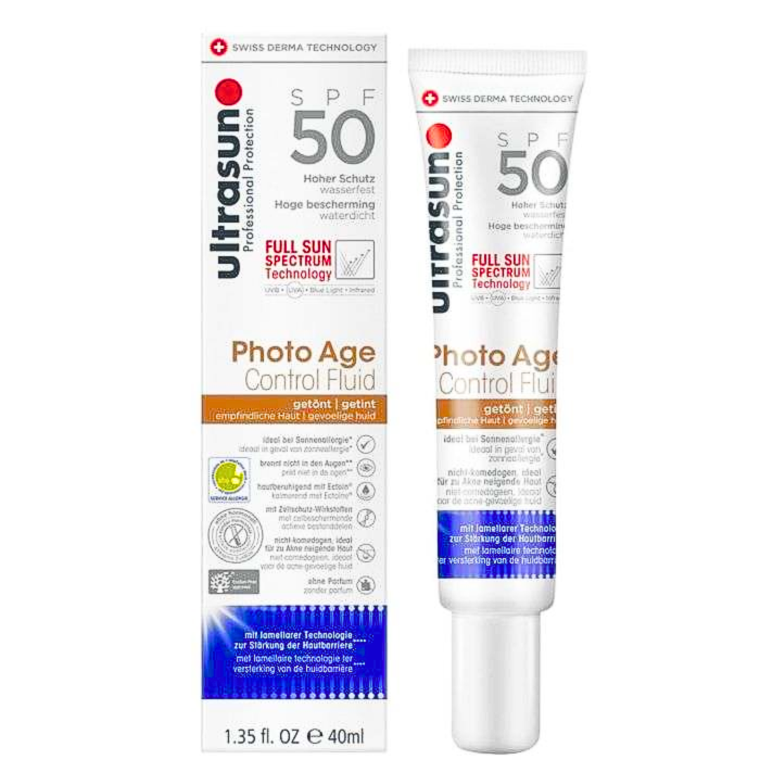 Ultrasun Photo Age Controle Fluide Teinte Spf50 40ml Ultrasun Photo Age Controle Fluide Teinte Spf50 40ml